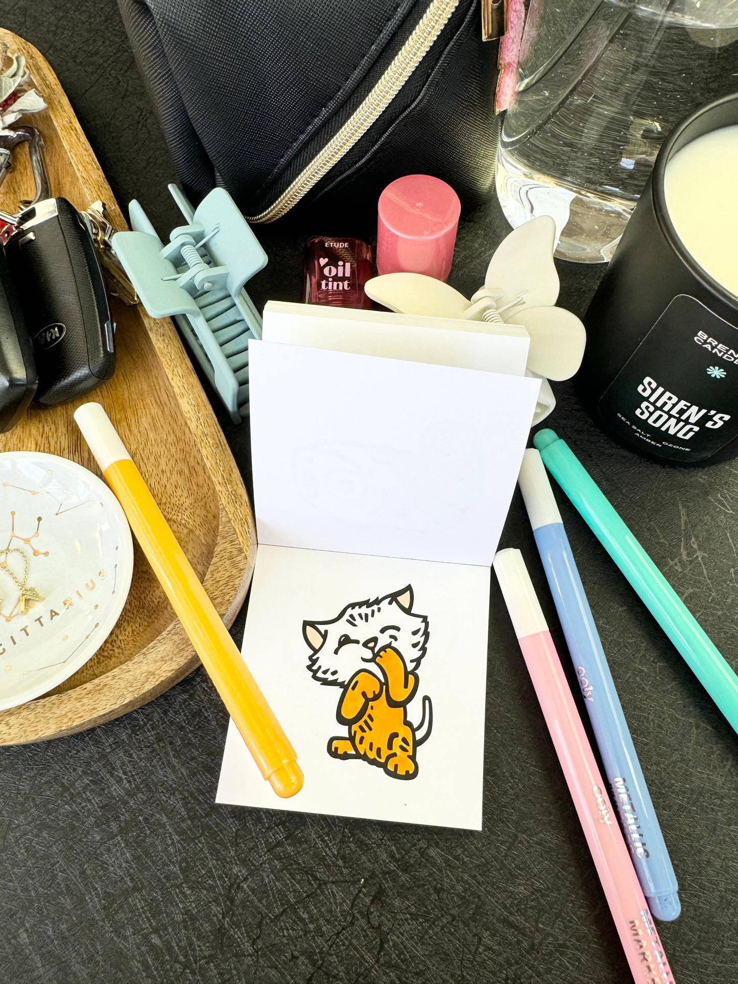 Pocket Pets Animal Designs Mini Coloring Book for Adults