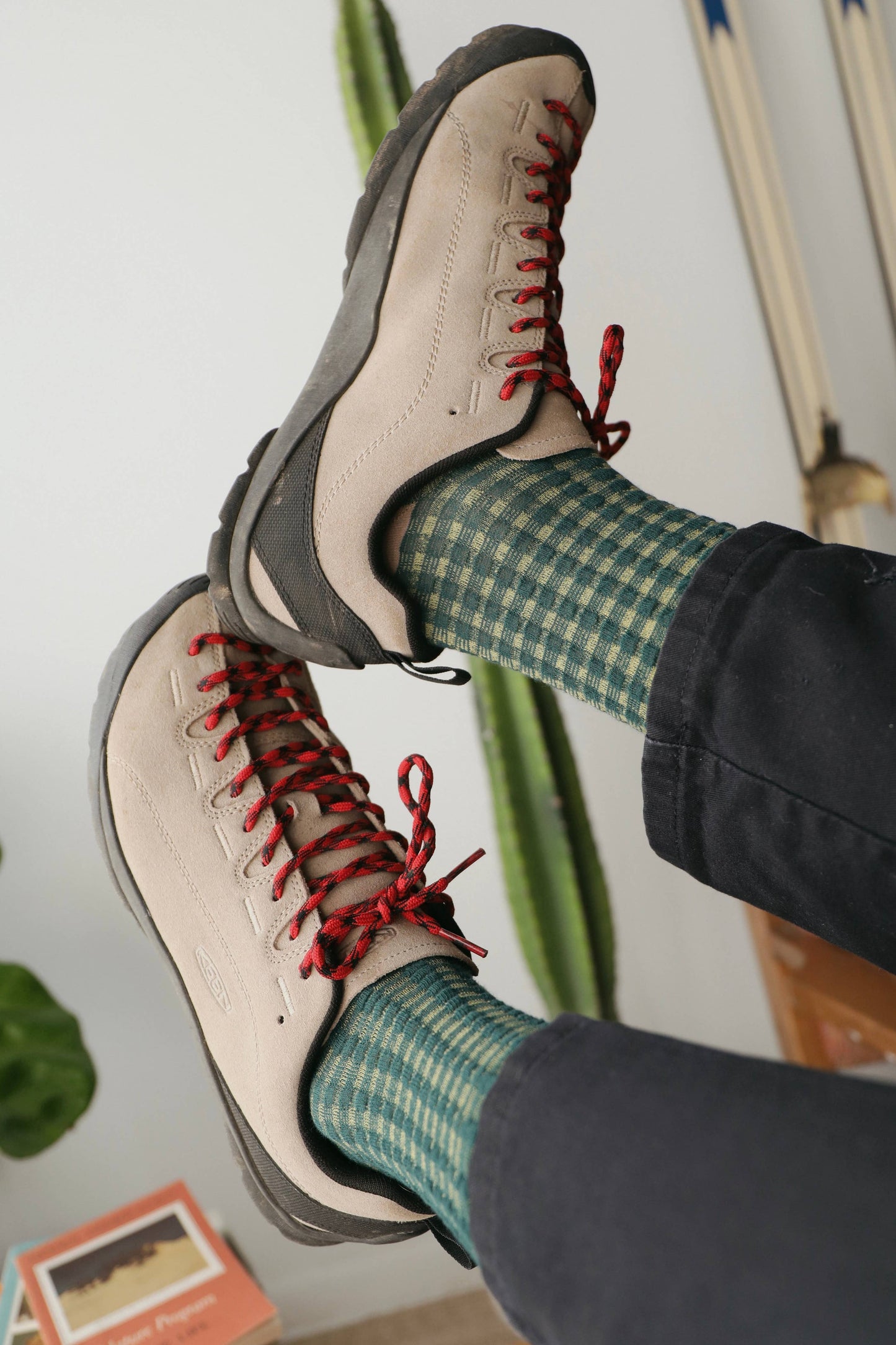 Beaten Path Co JADE VINE KNIT SOCKS