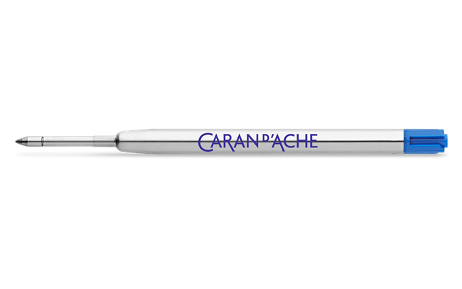 Caran d'Ache Blue Ink Refill GOLIATH Cartridge, for 849™ Roller Pen, Medium