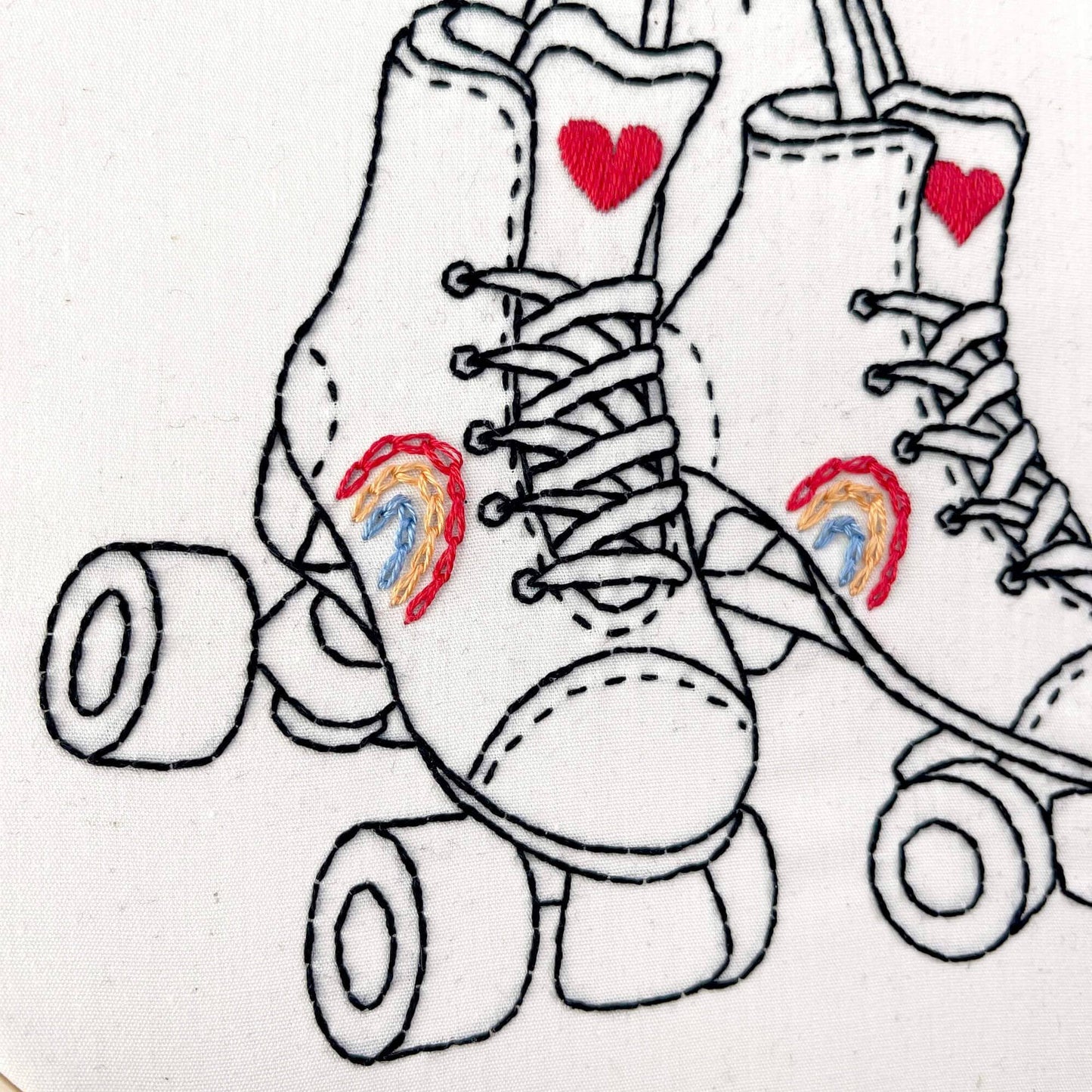 Roller Skates 8" Embroidery Kit