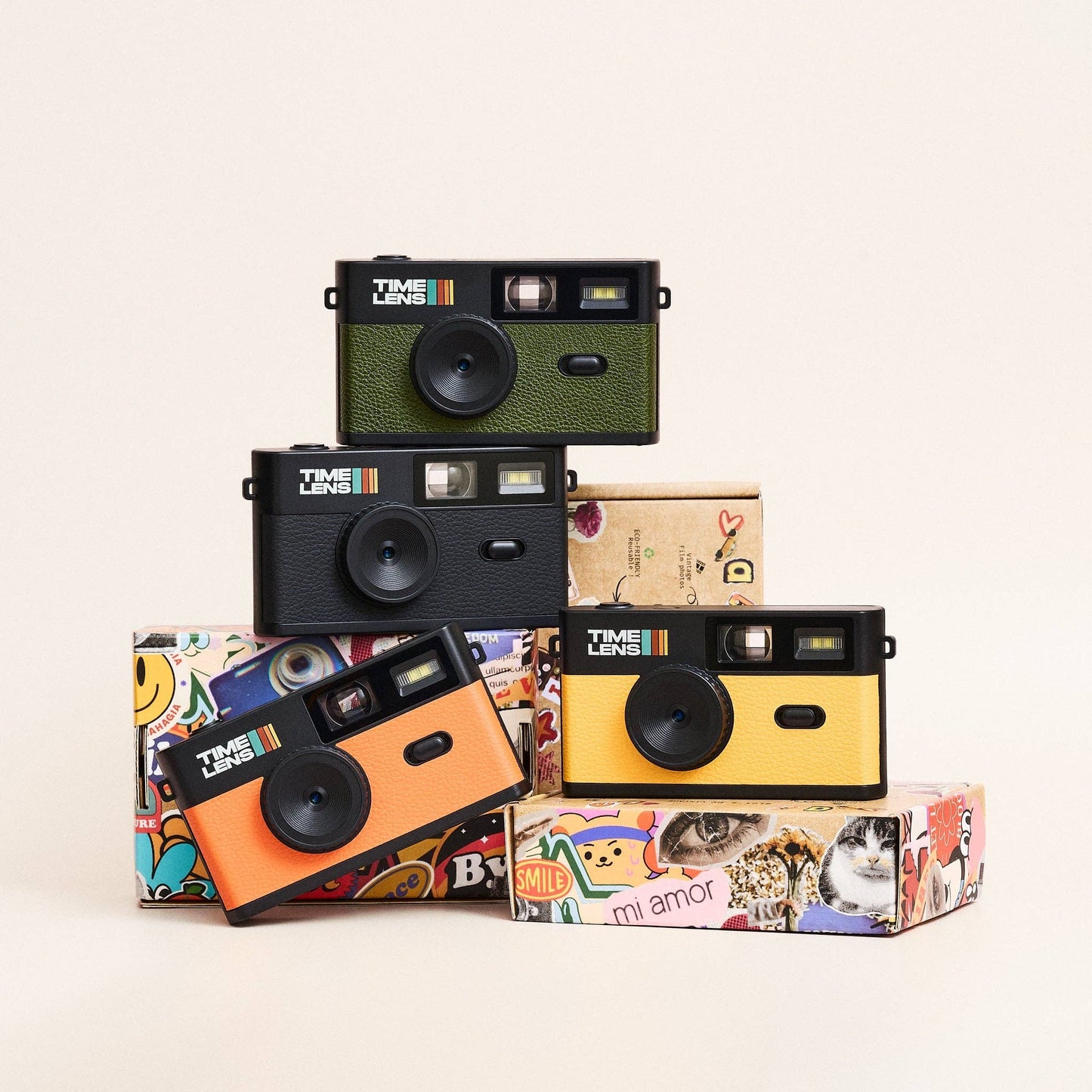 Time Lens Gold Pop TimeLens® Camera POP EDITION 80's Gold