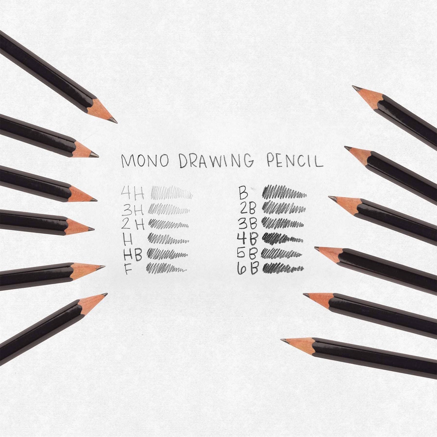 Tombow MONO Drawing Pencil Set - 12-Pack