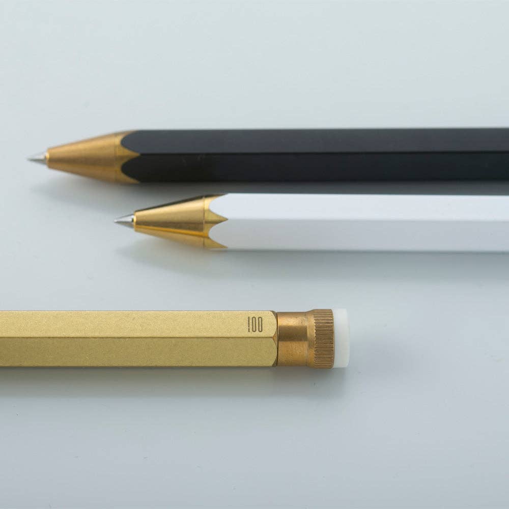 100percent PENCILLEST - Brass Eraseable Pen
