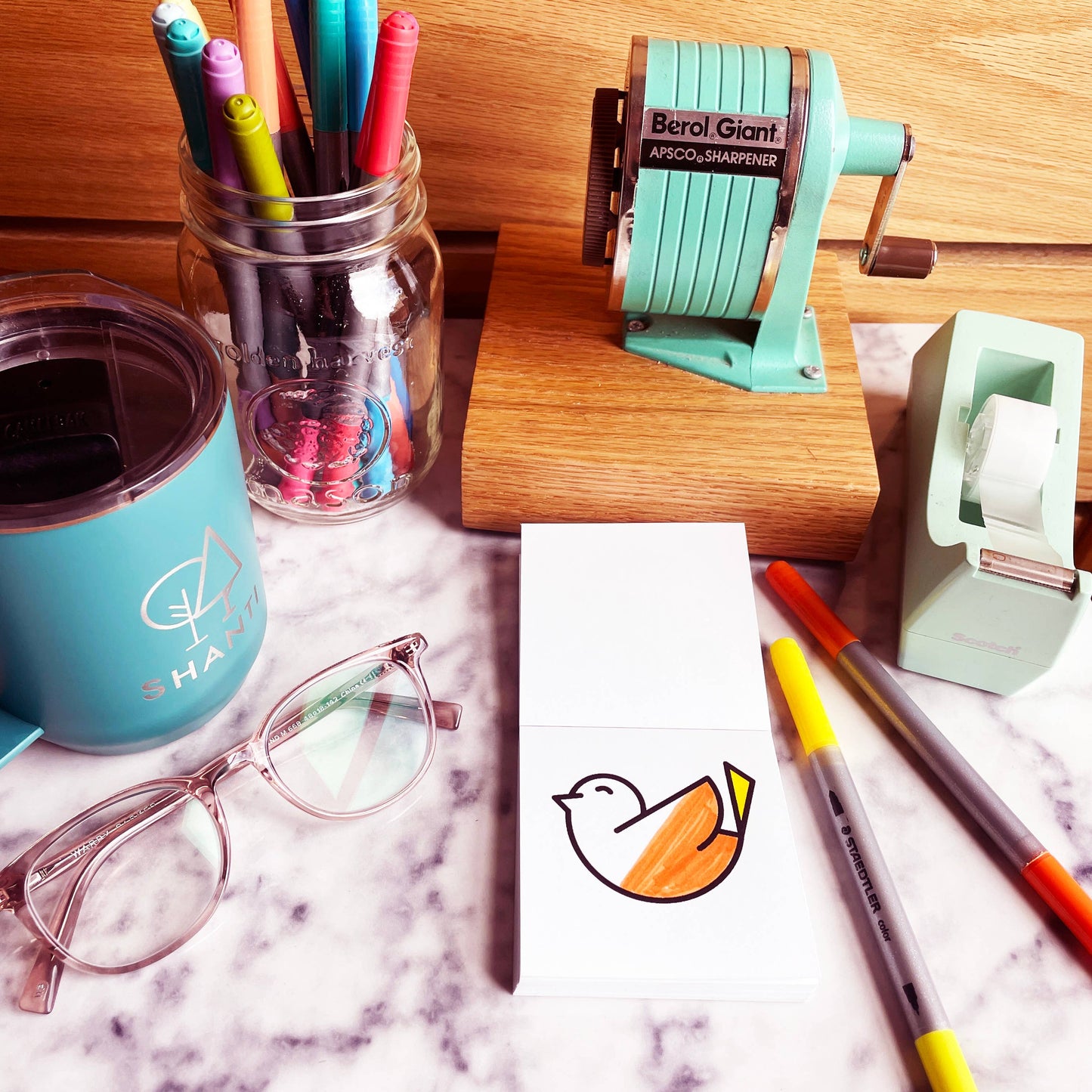 Birds Bugs and Botany Mini Coloring Book for Adults