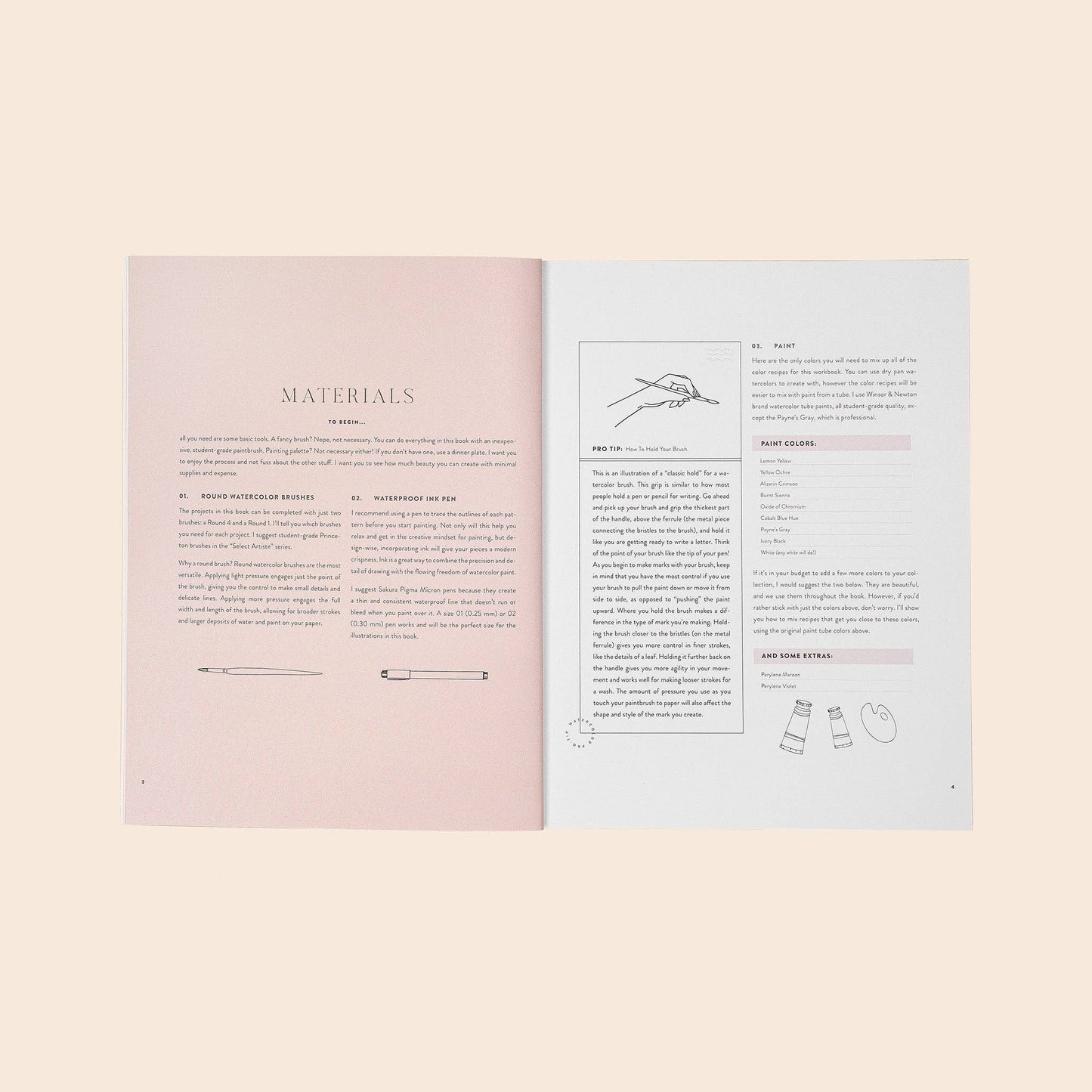 Watercolor Workbook: 30-Minute Beginner Projects