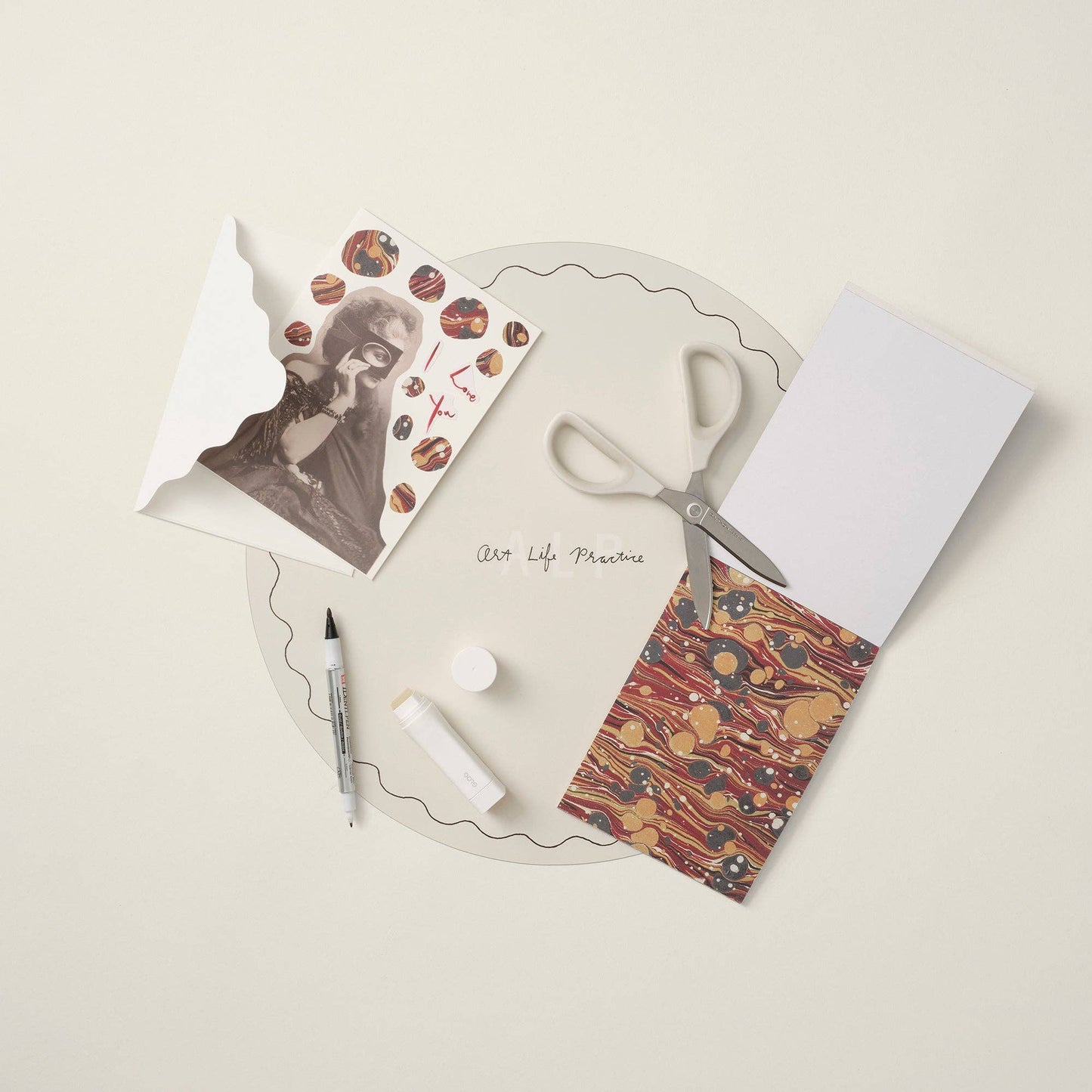 Collaged Notecards at Images Lounge, Sunday, December 14 2-3:30pm