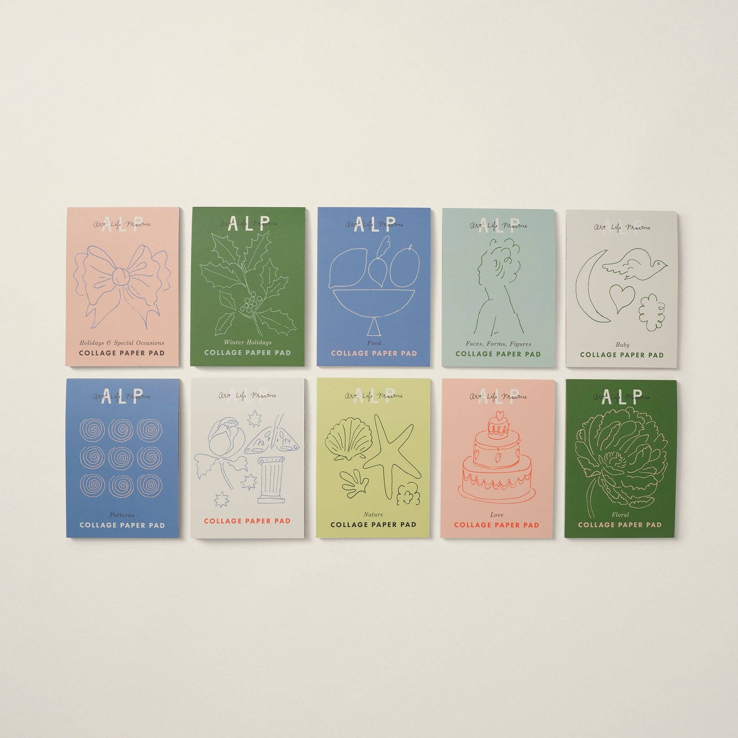 The Collage Paper Pads - Three Themes Available