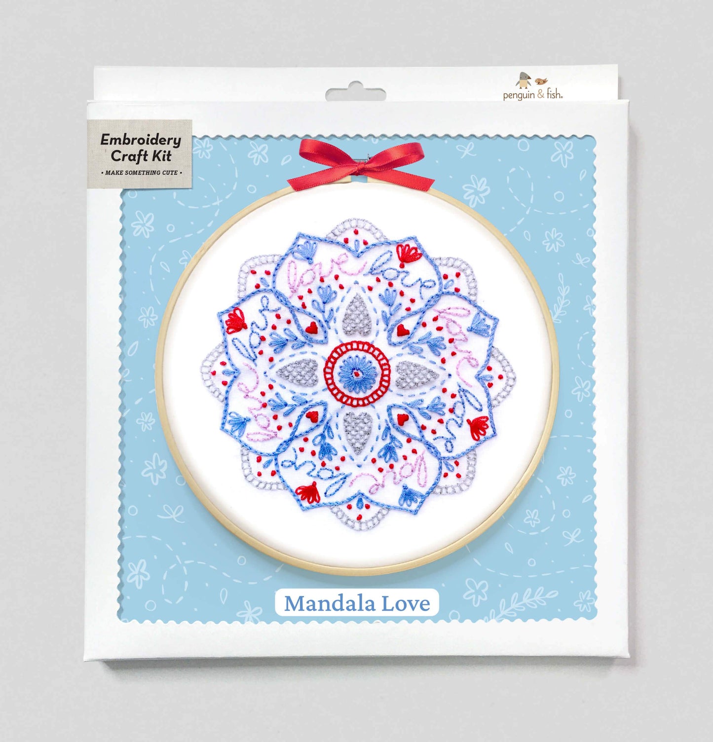 Mandala Love 8" Embroidery Kit