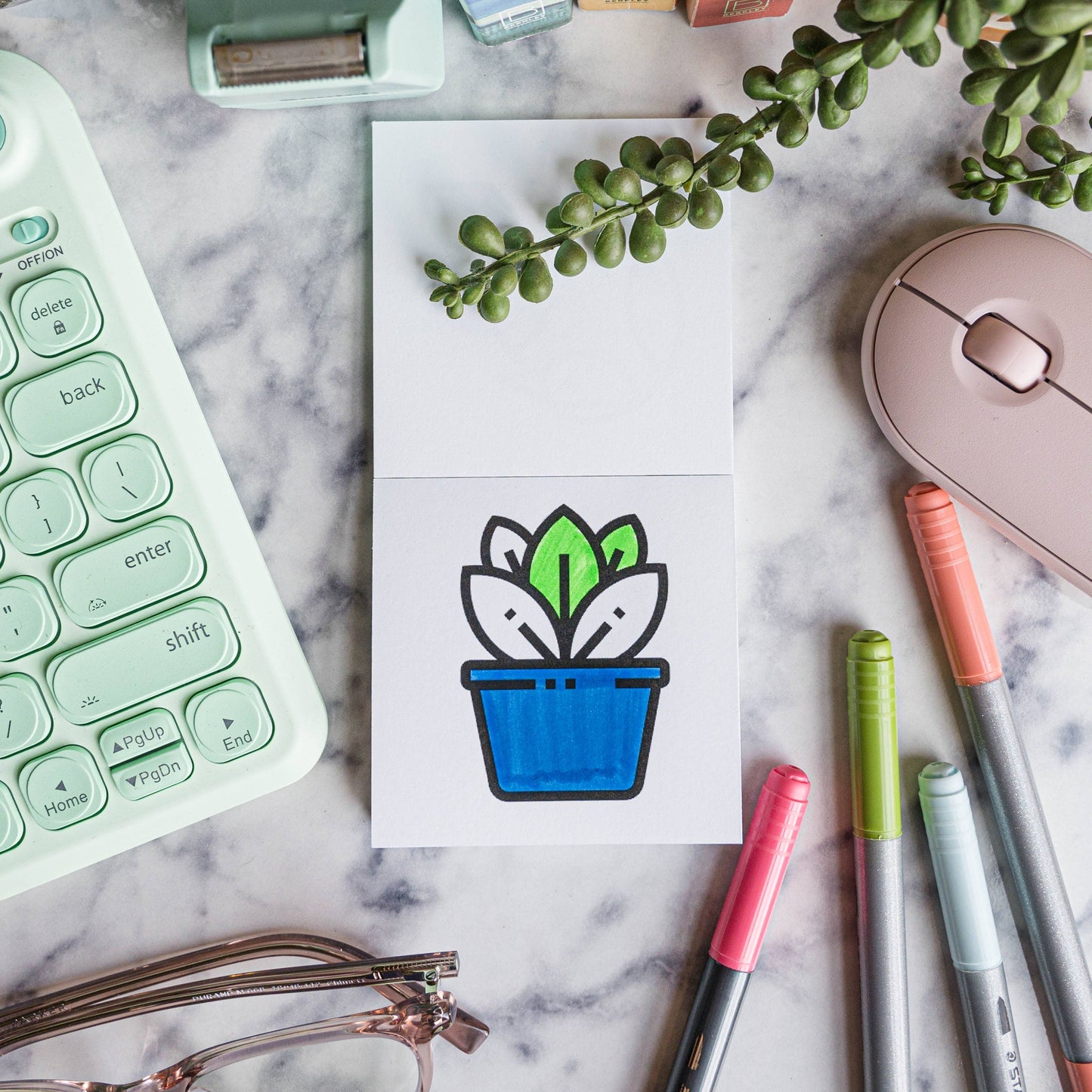 Birds Bugs and Botany Mini Coloring Book for Adults