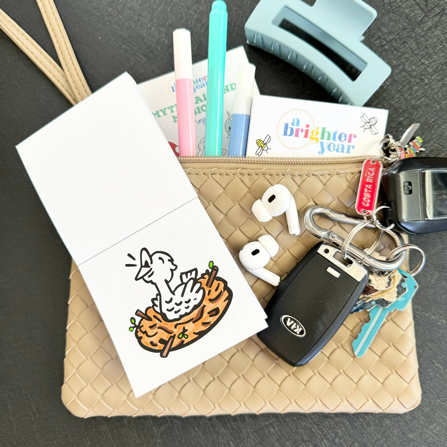 Pocket Pets Animal Designs Mini Coloring Book for Adults