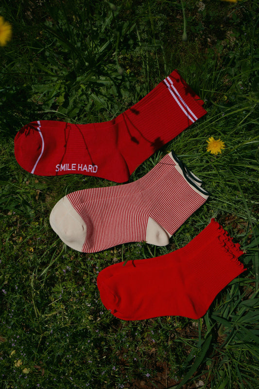 Beaten Path Co STRAWBERRY SOCK PACK - 3 pairs
