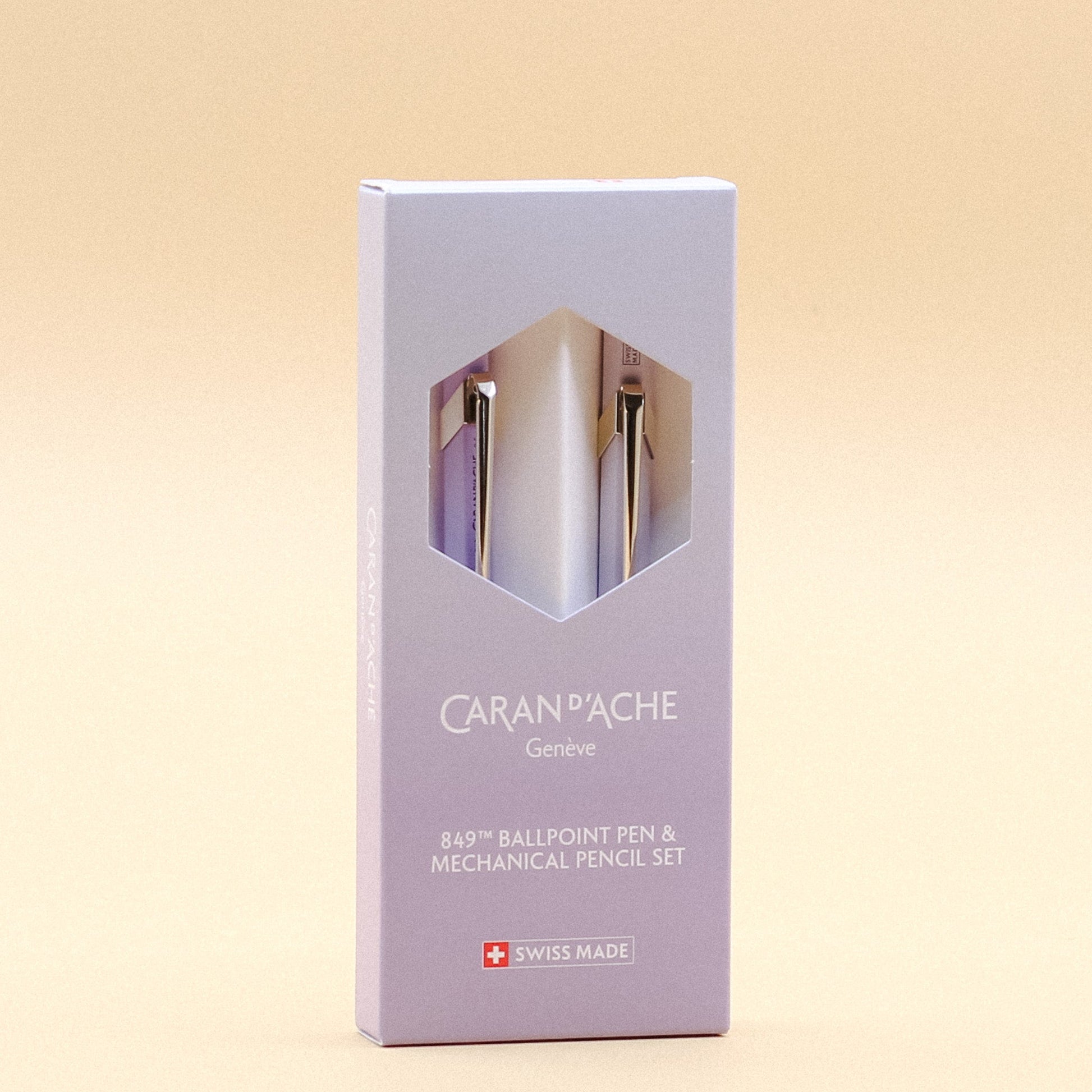 Caran d'Ache 2 Pack Blooming Lavender - Ballpoint Pen and Mechanical Pencil