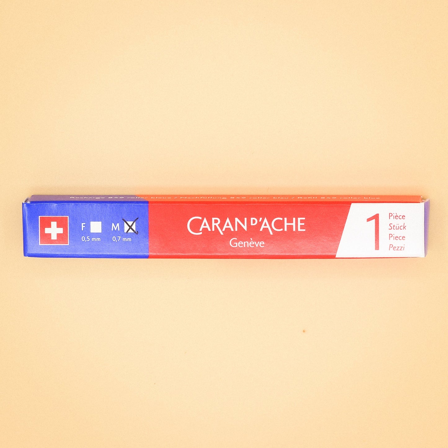 Caran d'Ache Ink Refill GOLIATH Cartridge, for 849™ Roller Pen, Medium