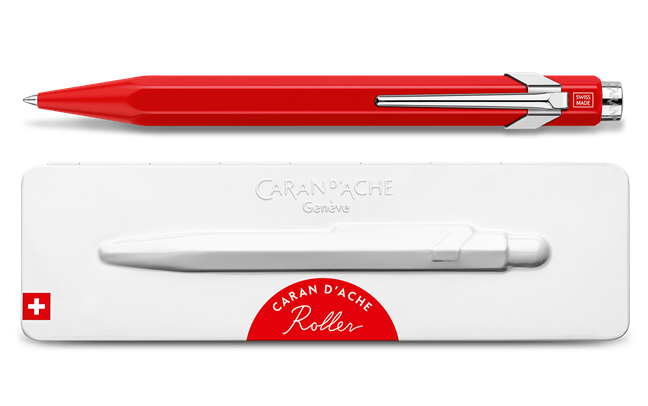 Caran d'Ache Red Roller Pen 849™ with Slimpack