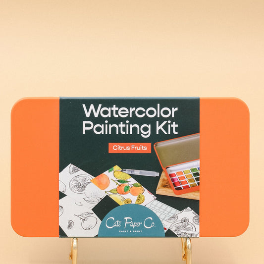 Cate Paper Co. Citrus Fruits Watercolor Painting Kit
