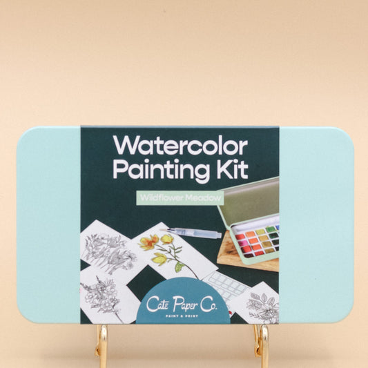 Cate Paper Co. Wildflower Meadow Watercolor Painting Kit