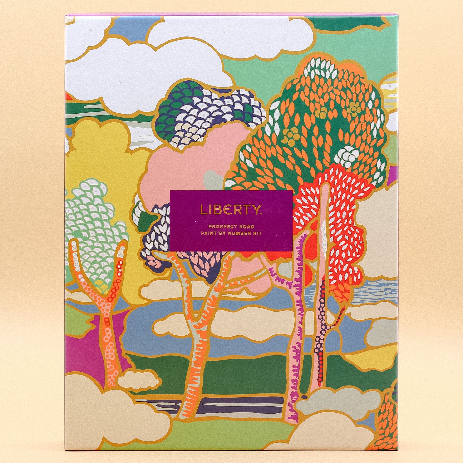 Chronicle Books Liberty Prospect Road 9 x 12 Paint-by-Number Kit