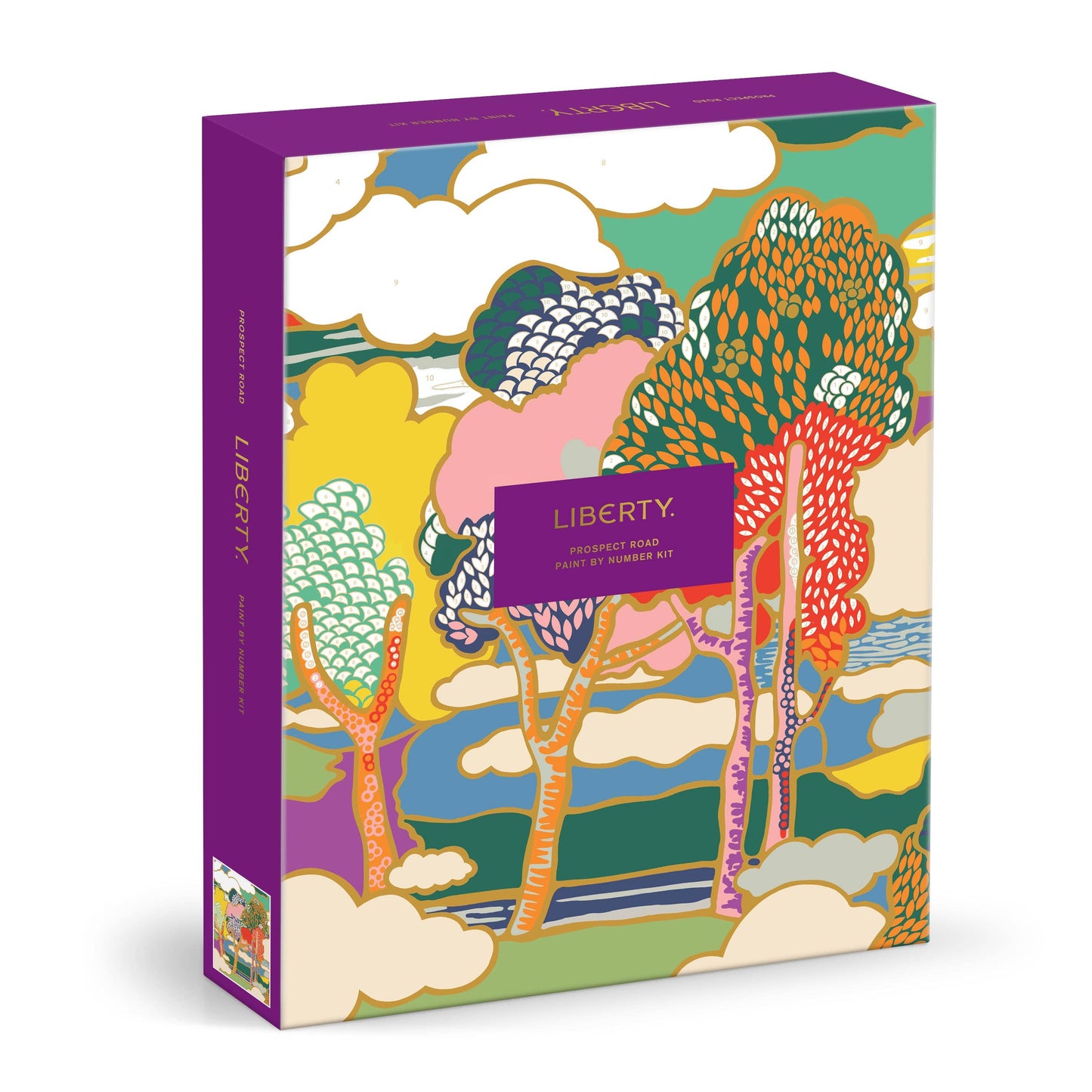 Chronicle Books Liberty Prospect Road 9 x 12 Paint-by-Number Kit