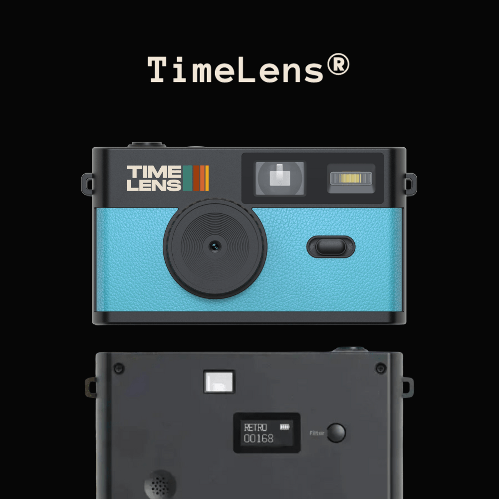 TimeLens® Camera Turquoise Blue