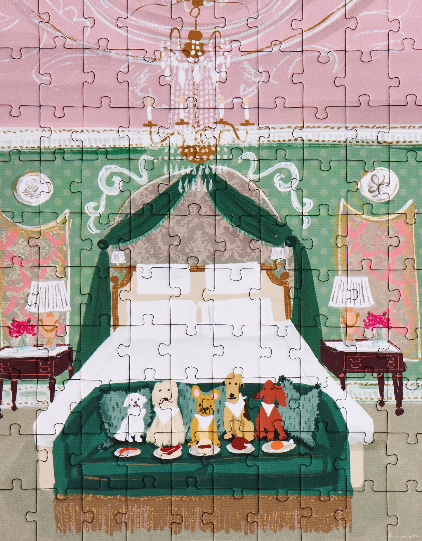 Posh Puppy Room Service
 - 100 Piece Puzzle