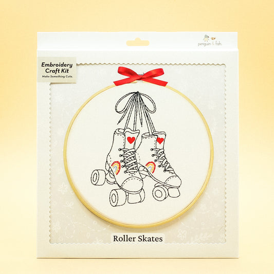 Roller Skates 8" Embroidery Kit
