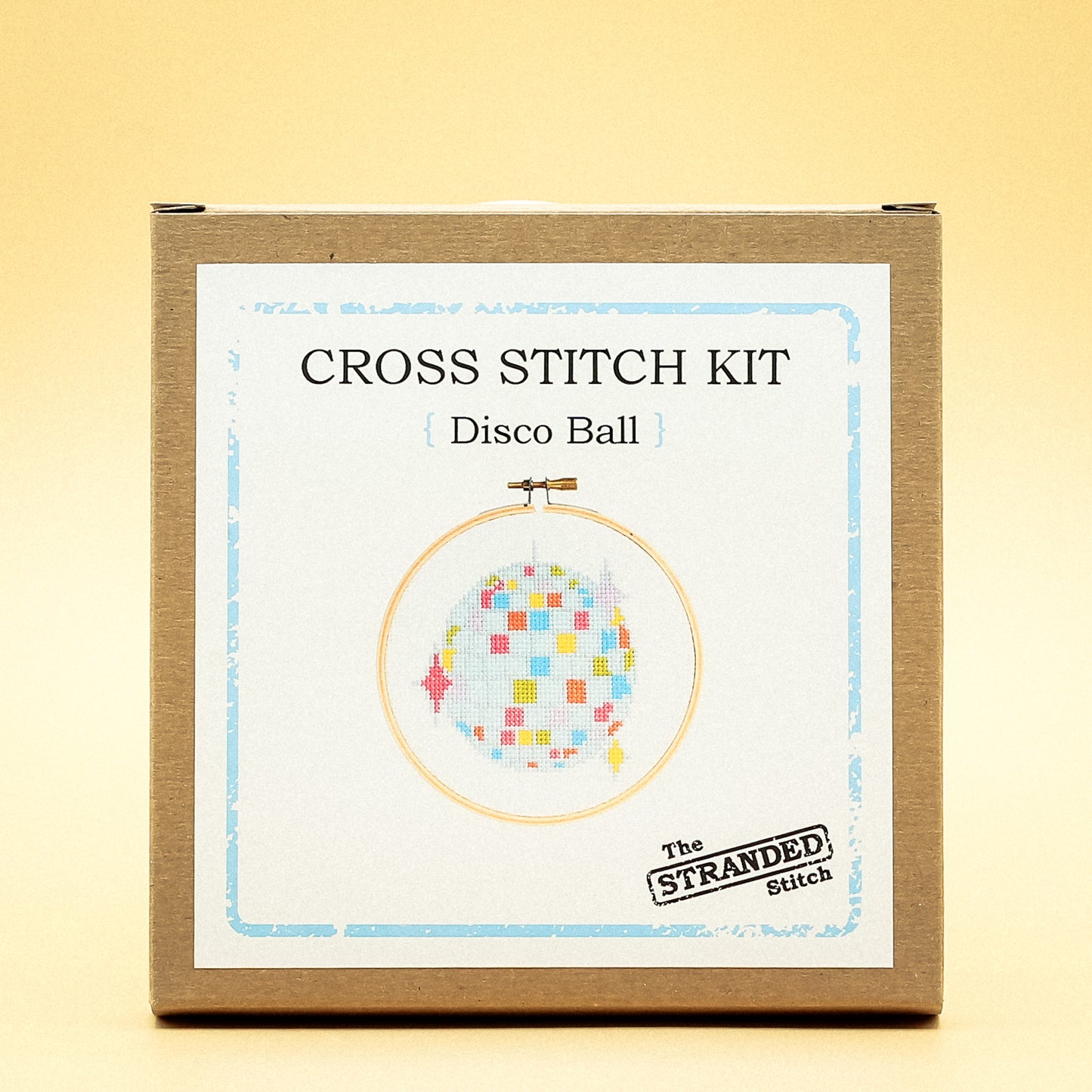 Disco Ball Cross Stitch Kit