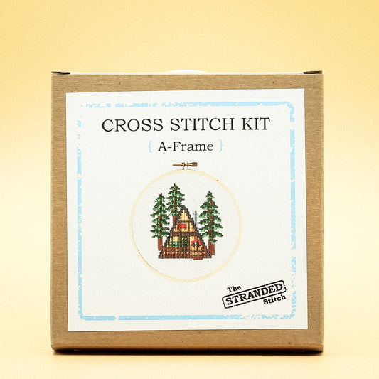 A-Frame Cross Stitch Kit