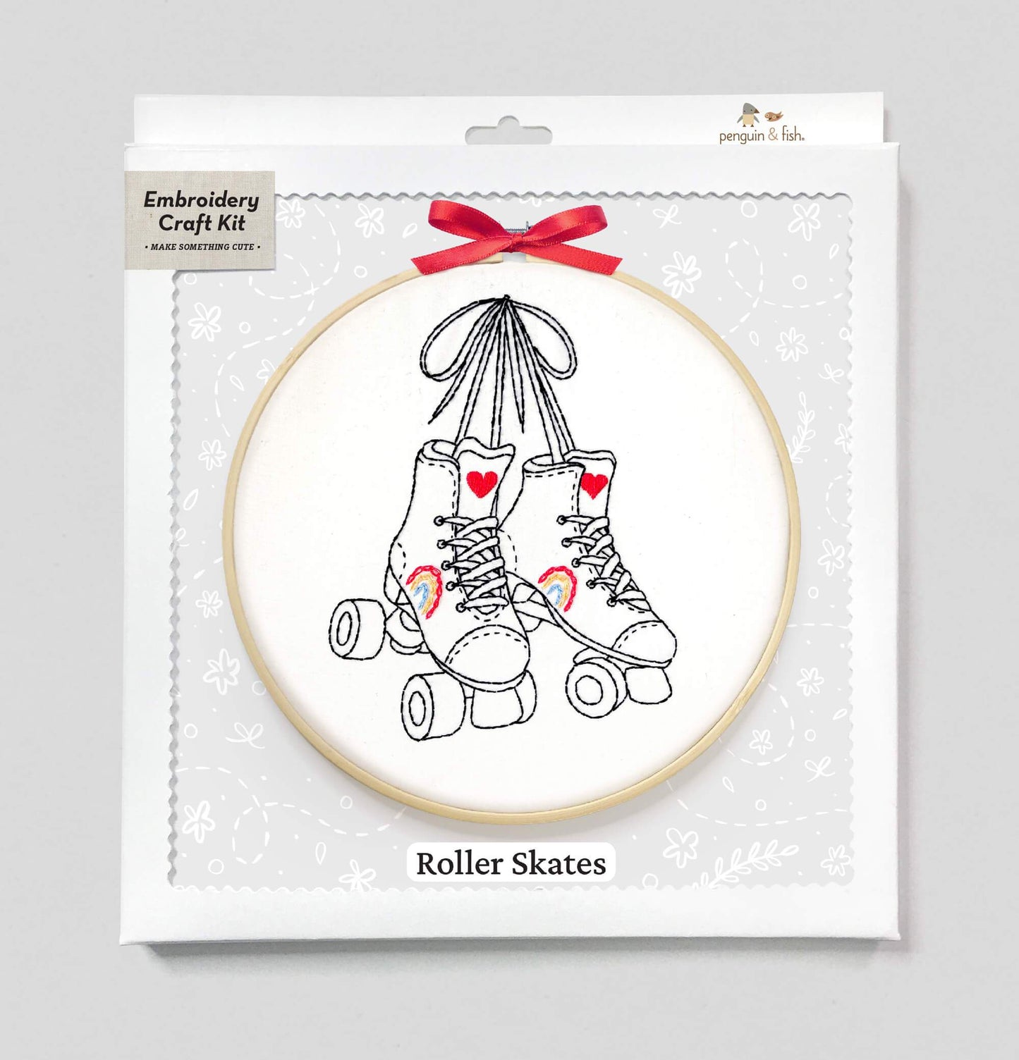 Roller Skates 8" Embroidery Kit