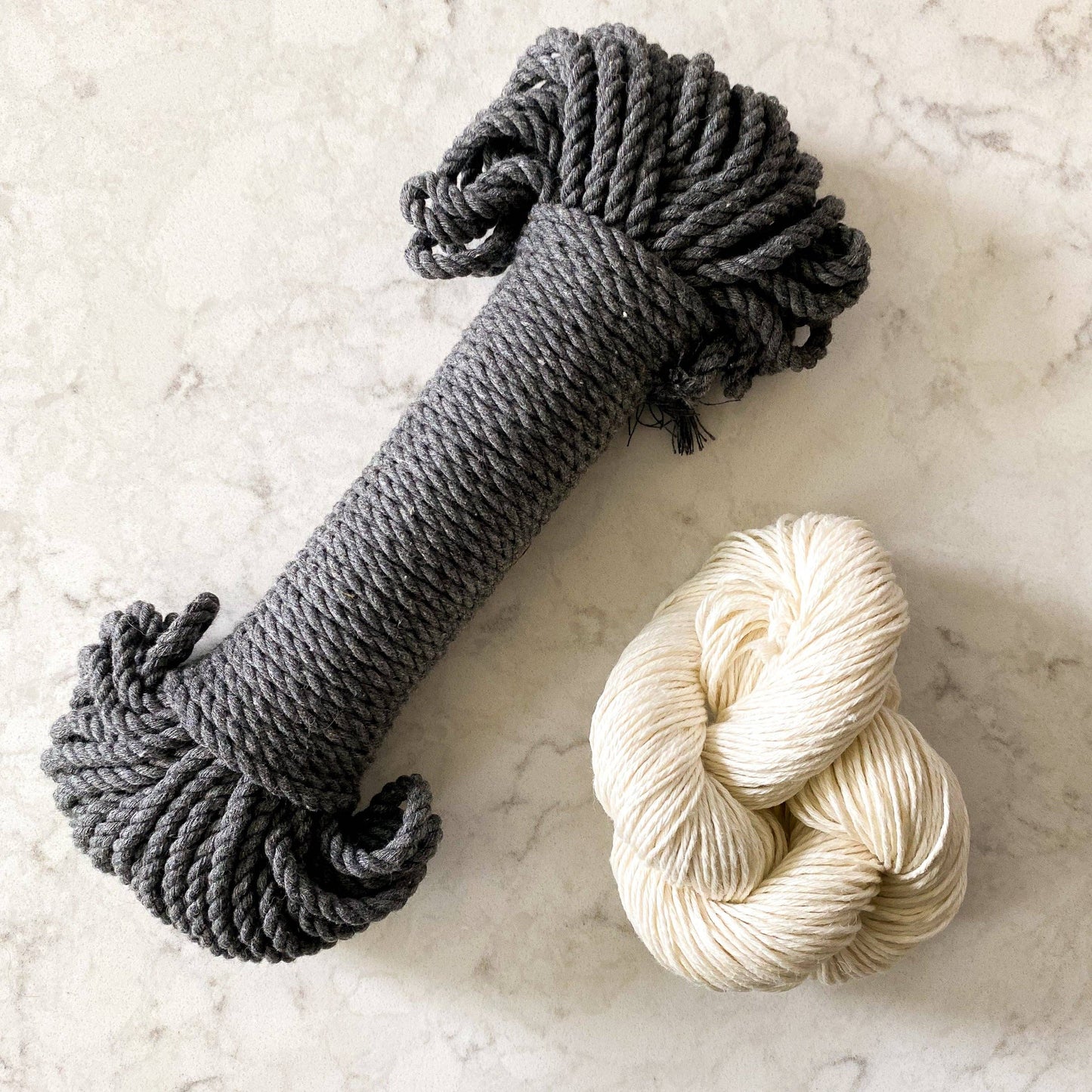 Flax & Twine Smoke Sunburst Basket Kit