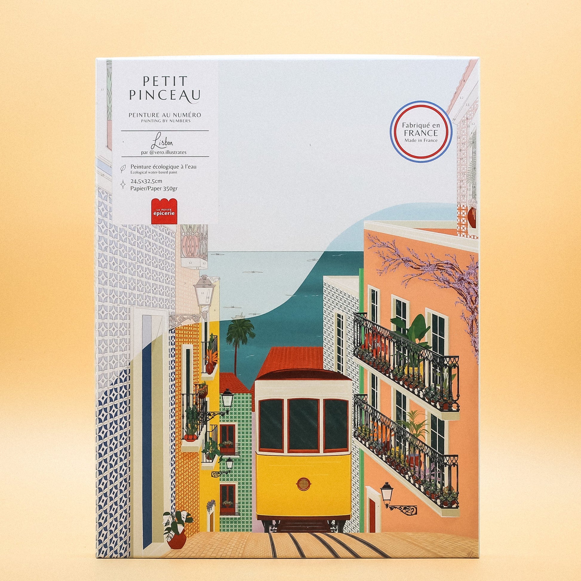 La Petite Épicerie Lisbon Tram Paint-by-Number Kit