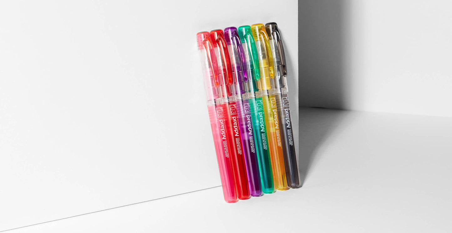 Luxury Brands of America Platinum Preppy Fountain Pen - Fine Point - Two Colors