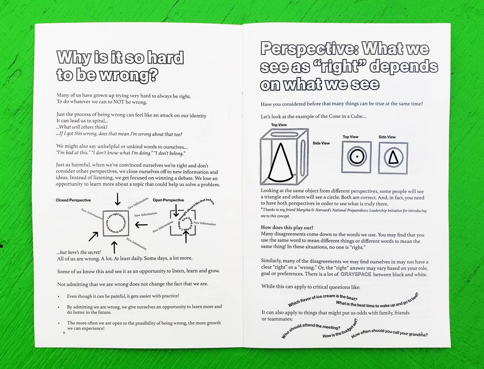 Microcosm Publishing & Distribution How to Be Wrong (Zine)