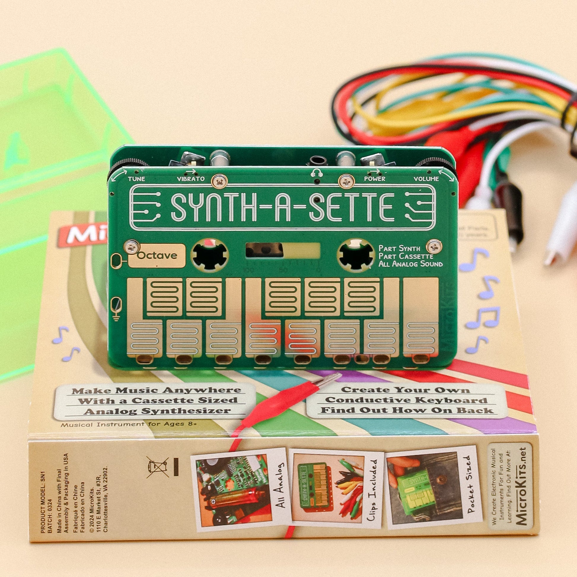 MicroKits Synth-a-Sette Build Your Own Synthesizer Kit