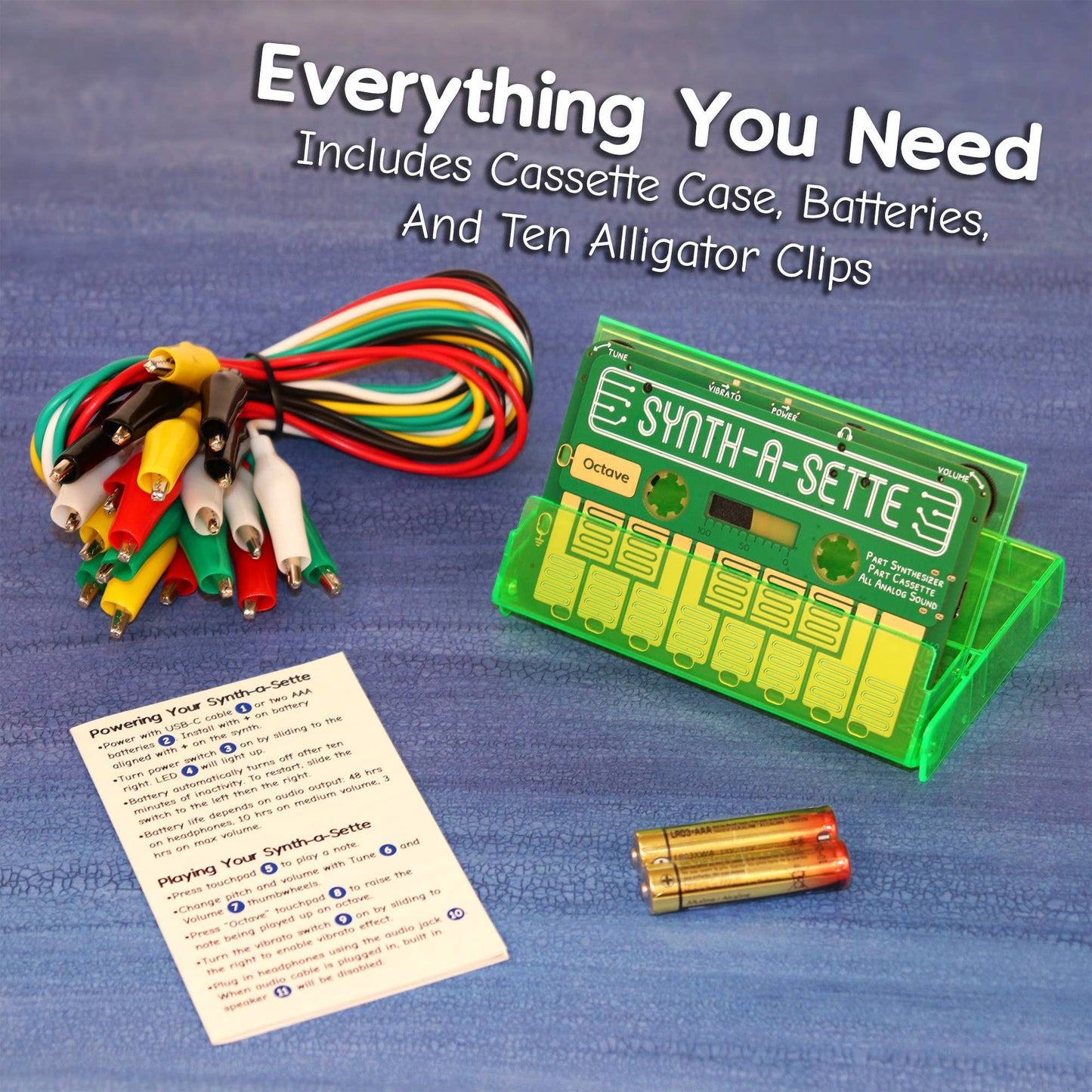 MicroKits Synth-a-Sette Build Your Own Synthesizer Kit