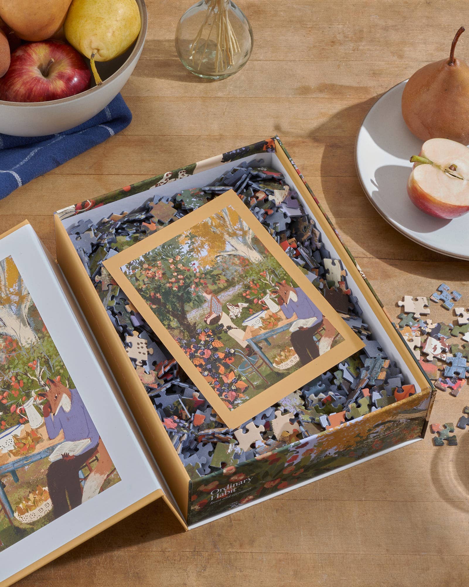 Ordinary Habit Fall in the Countryside - 1000 Piece Puzzle