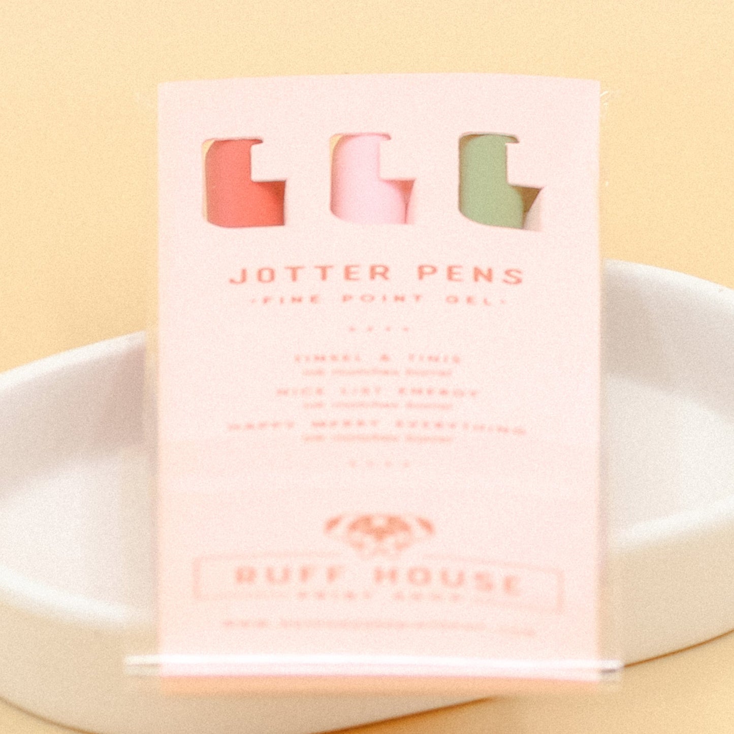 Ruff House Print Shop Festive Jotter Gel Pen: Set of 3