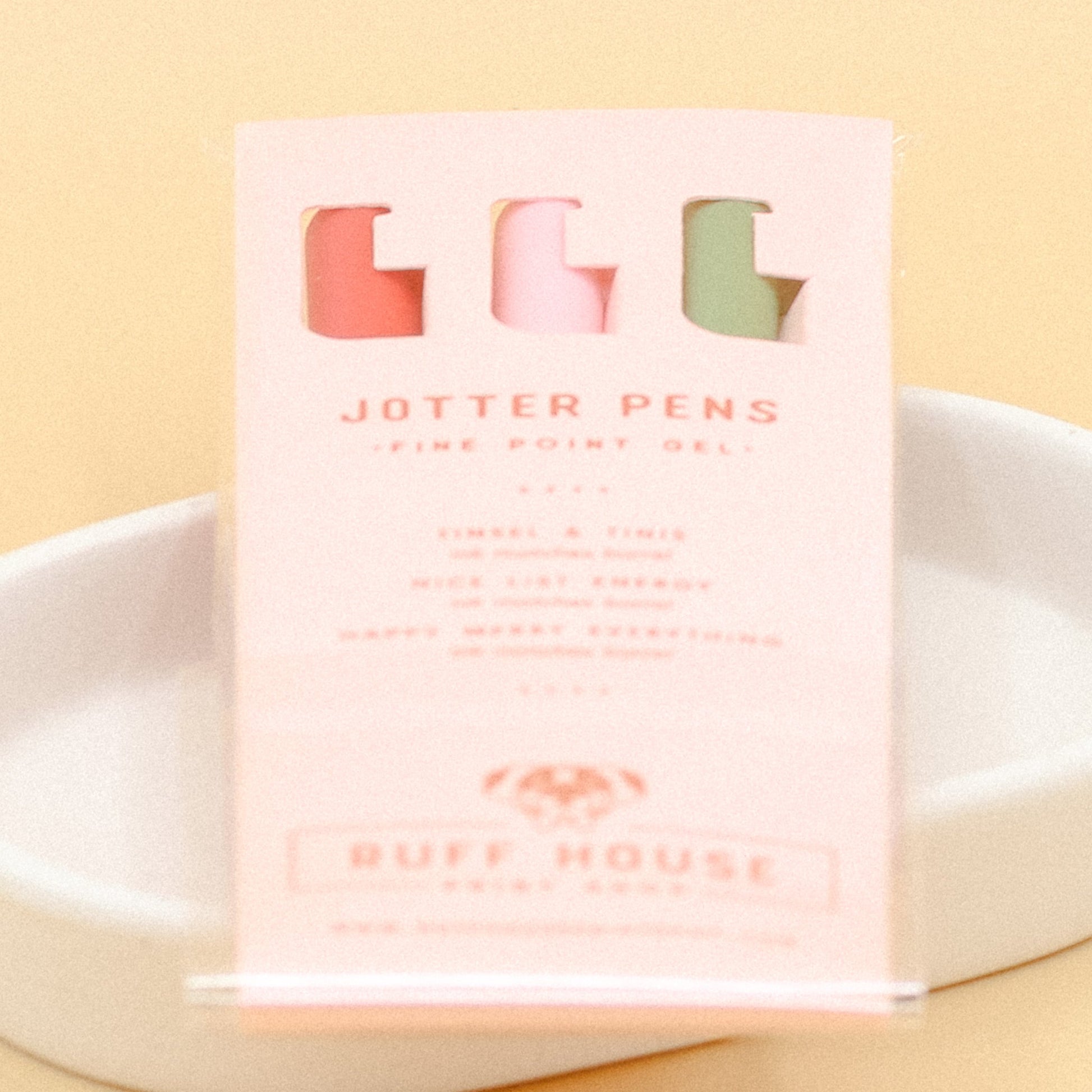 Ruff House Print Shop Festive Jotter Gel Pen: Set of 3