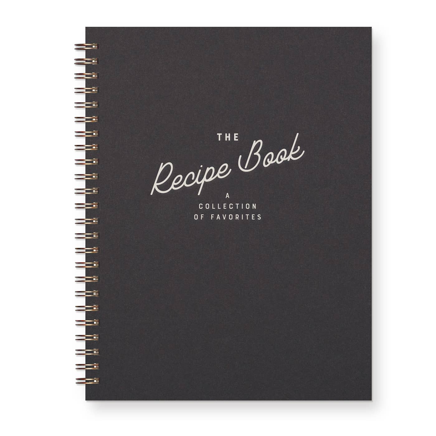 Ruff House Print Shop Peppercorn Cover | White Ink Retro Recipe Book