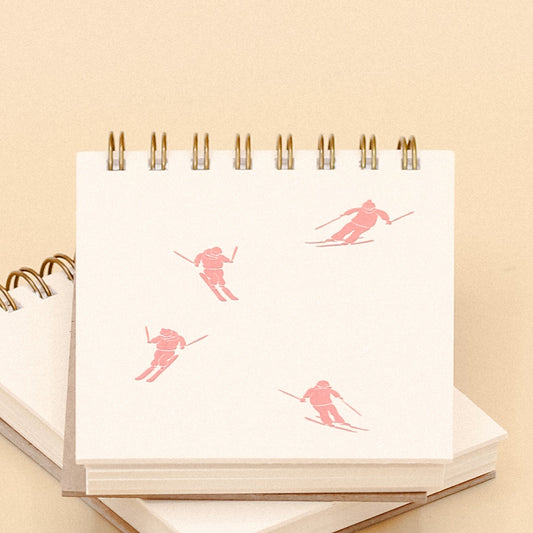 Ruff House Print Shop Ski Holiday Mini Jotter