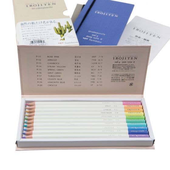 Tombow Irojiten Colored Pencil Dictionary Set - Woodlands