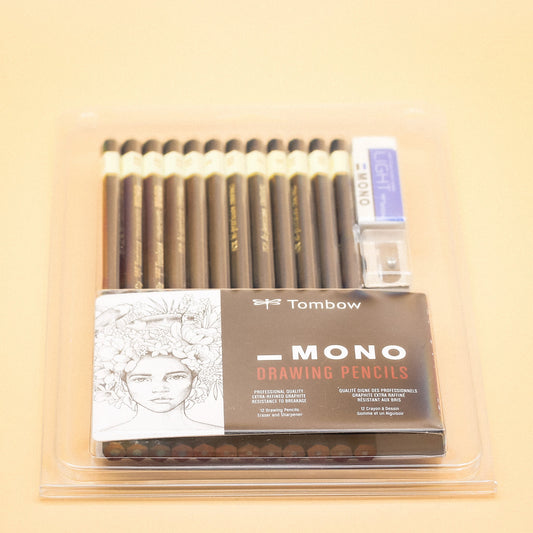 Tombow MONO Drawing Pencil Set - 12-Pack