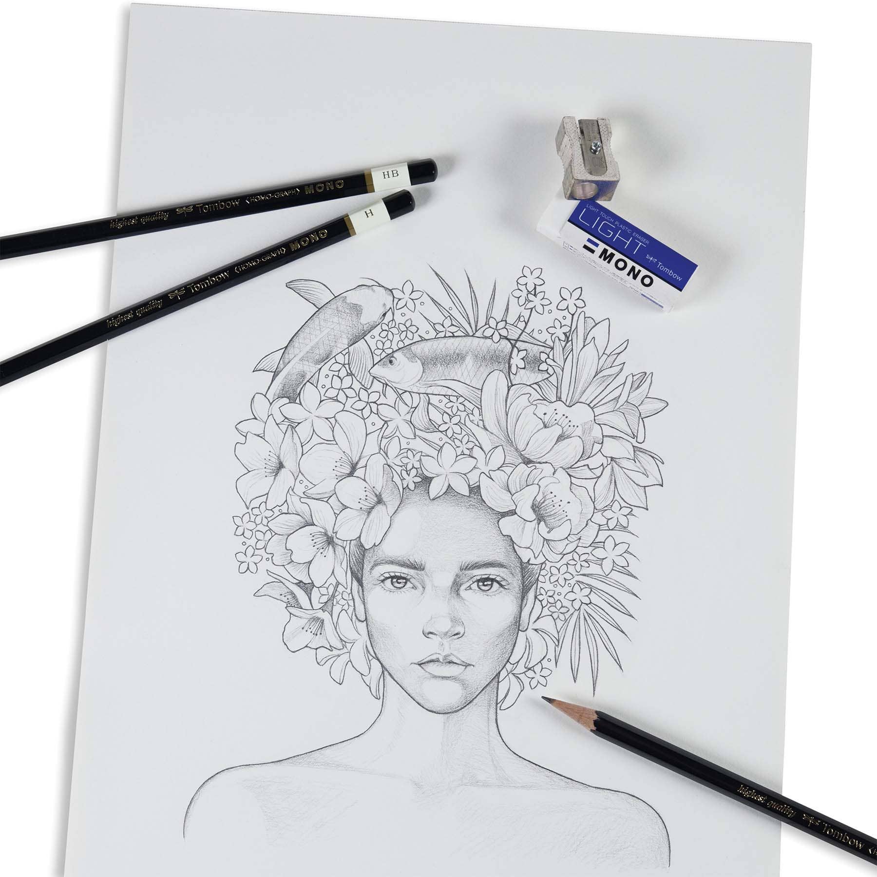 Tombow MONO Drawing Pencil Set - 12-Pack