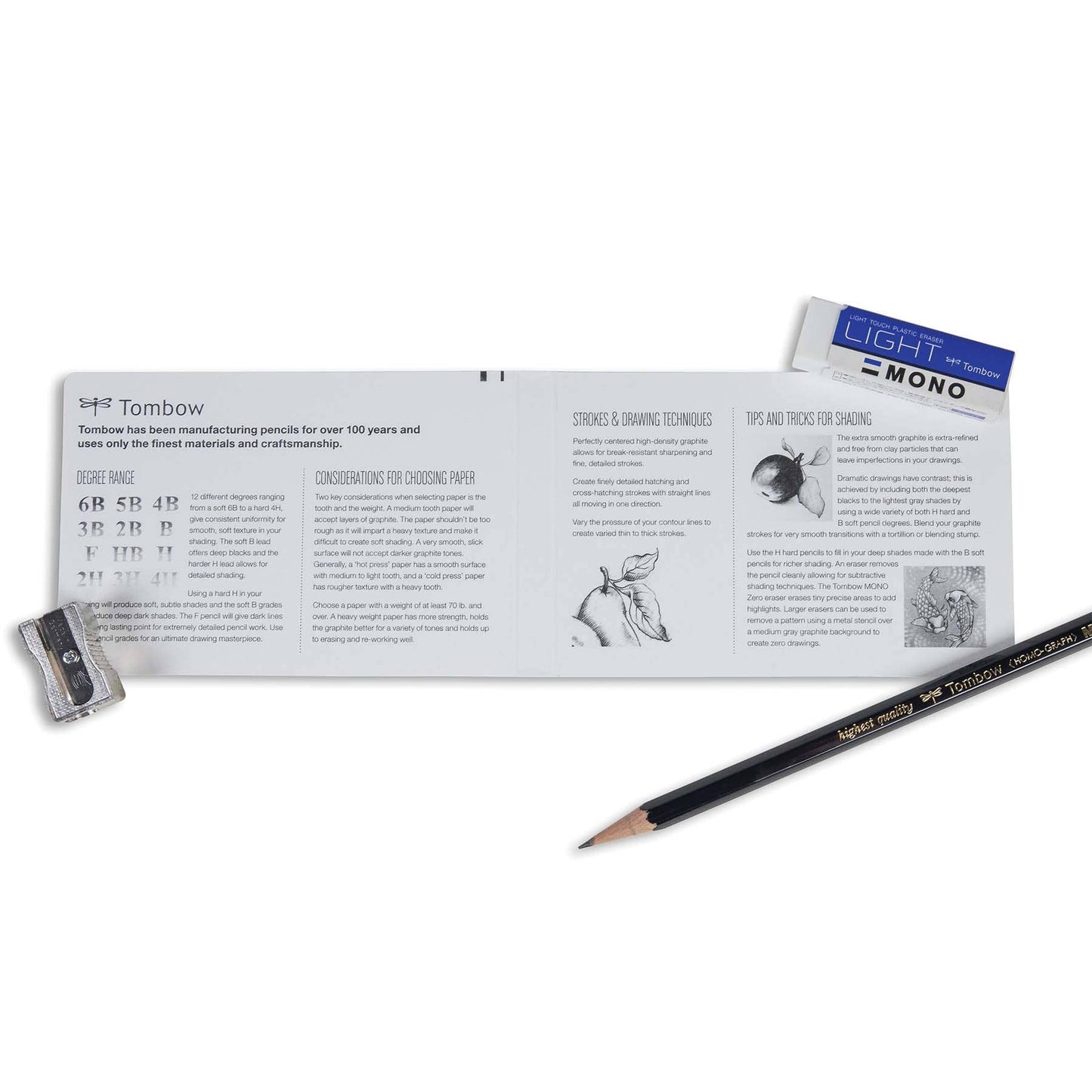 Tombow MONO Drawing Pencil Set - 12-Pack